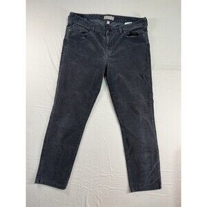 Banana Republic Women’s 14P Skinny Fit Corduroy Pants – Black/Gray – Petite